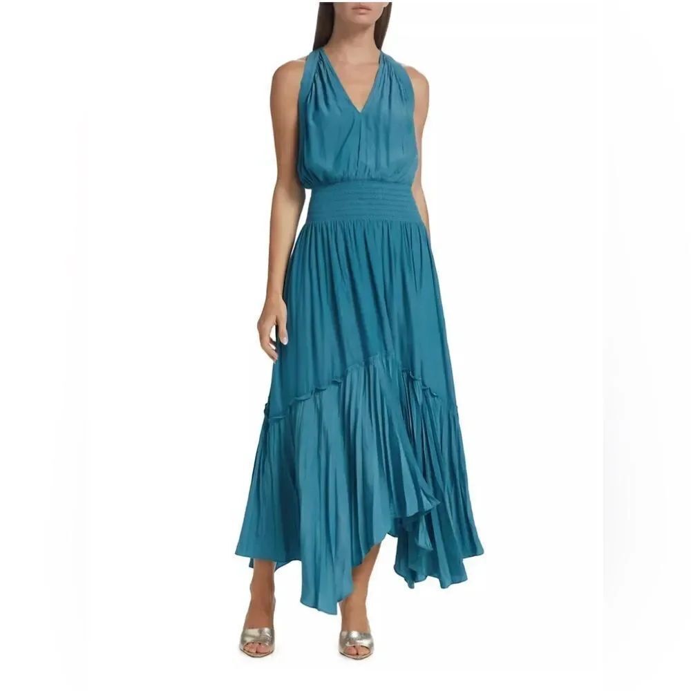 Ramy Brook Valentine Halter Maxi Dress size XS
